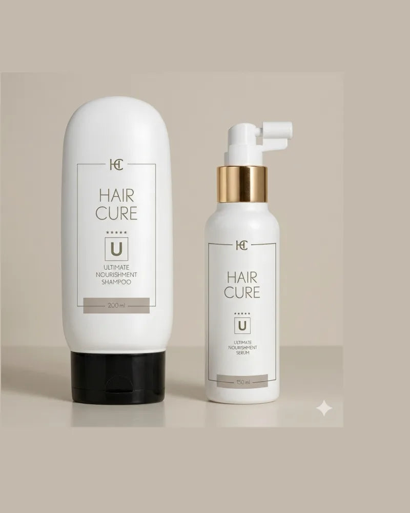 Pełen zestaw HairCure — szampon i serum